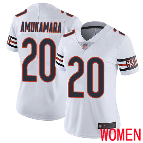Chicago Bears Limited White Women Prince Amukamara Road Jersey NFL Football #20 Vapor Untouchable->women nfl jersey->Women Jersey